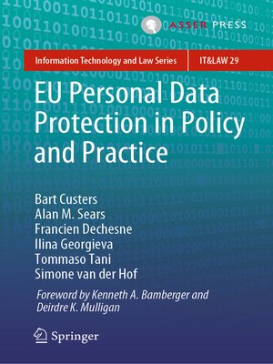cover image of EU Personal Data Protection in Policy and Practice